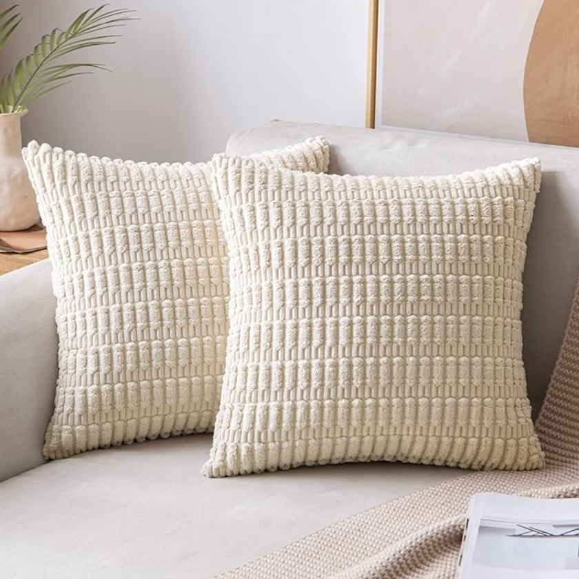 Corduroy Boho Pillow Covers- Various Options