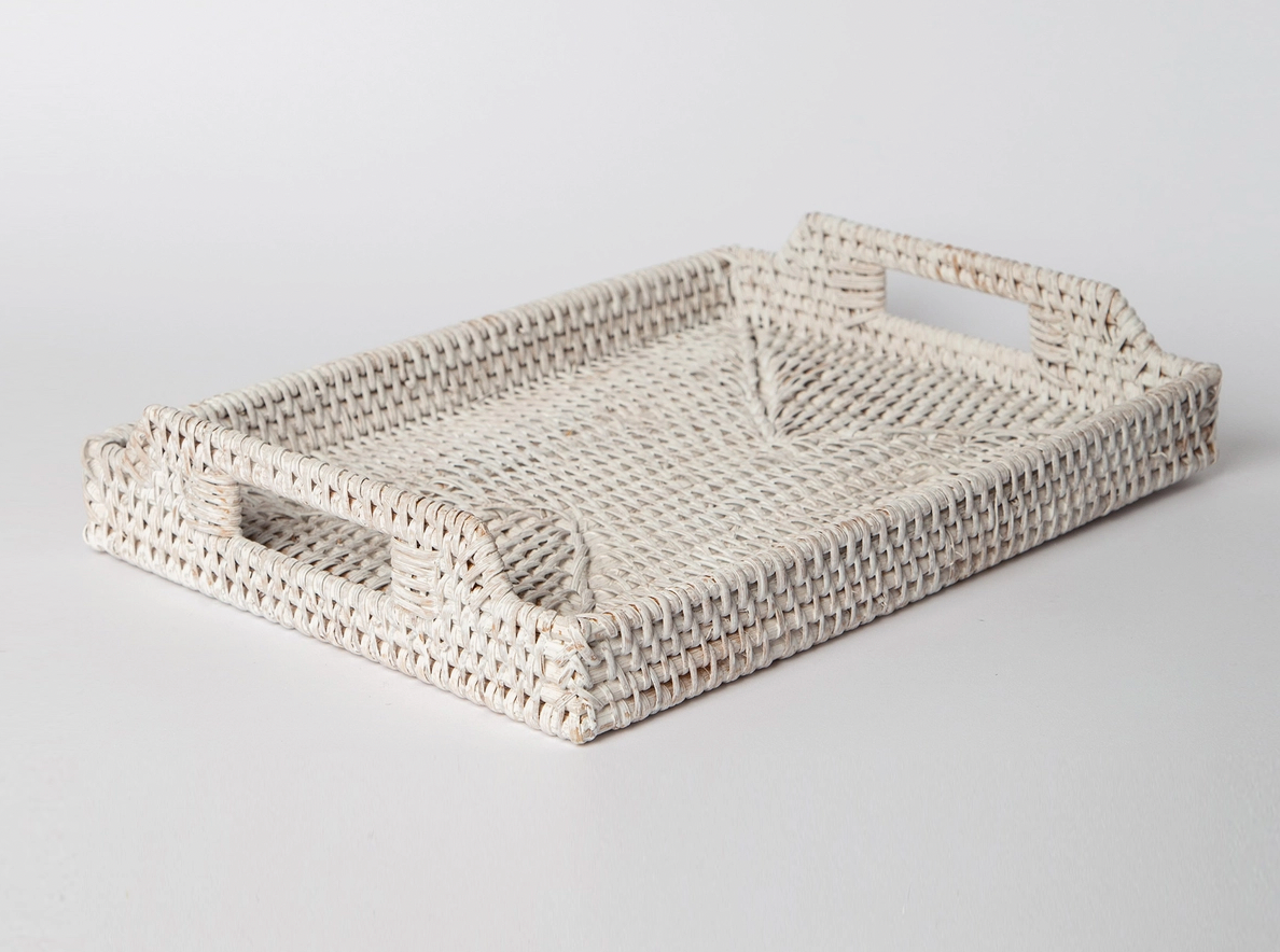Rattan Tray- Set of 2