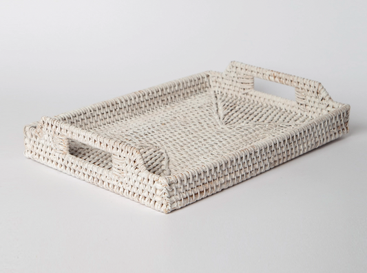 Rattan Tray- Set of 2
