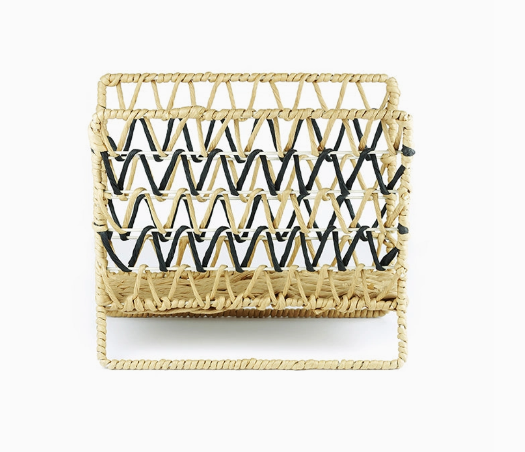 Seagrass Woven Magazine Holder- Set of 4