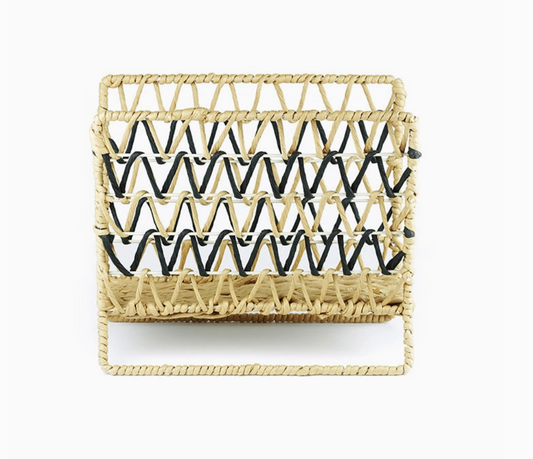 Seagrass Woven Magazine Holder- Set of 4