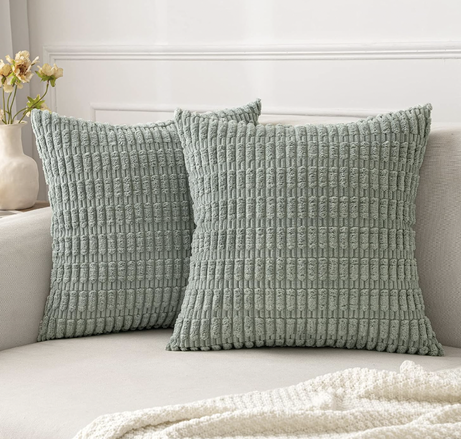 Corduroy Boho Pillow Covers- Various Options