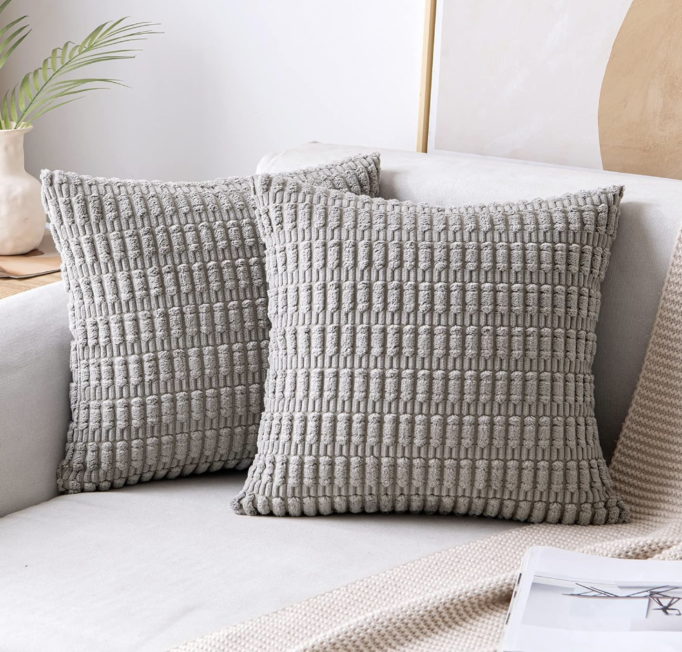 Corduroy Boho Pillow Covers- Various Options